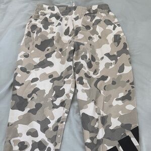 Adidas Kids Drawstring Camouflage Pants